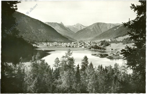 davos, blick über den davosersee