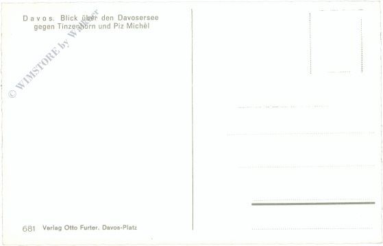 davos, blick über den davosersee