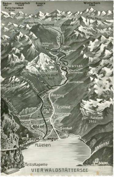 flüelen, vierwaldstättersee