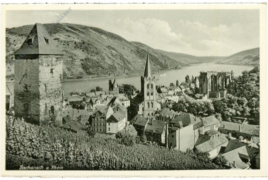 bacharach am rhein, ansicht