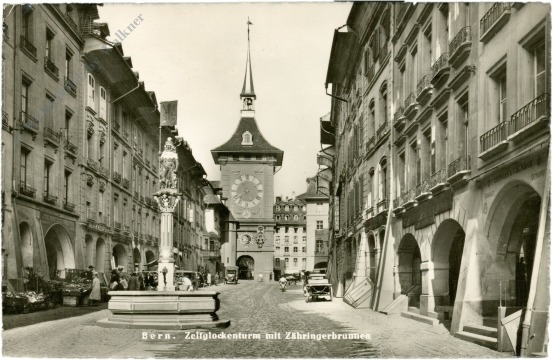 bern, zeitglockenturm mit zähringerbrunnen bern, zeitglockenturm mit zähringerbrunnen