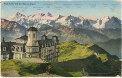 rigi kulm, mit den berner alpen