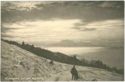 zugerberg, winterabend