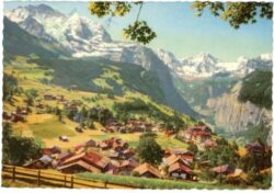 wengen, mit jungfrau und breithorn