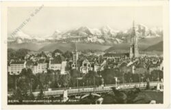 bern, kornhausbrücke und die alpen