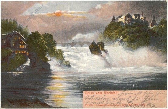 laufen, gruss vom rheinfall