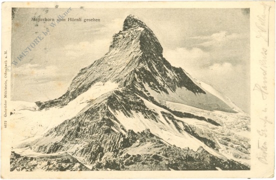 matterhorn, vom hörnli gesehen