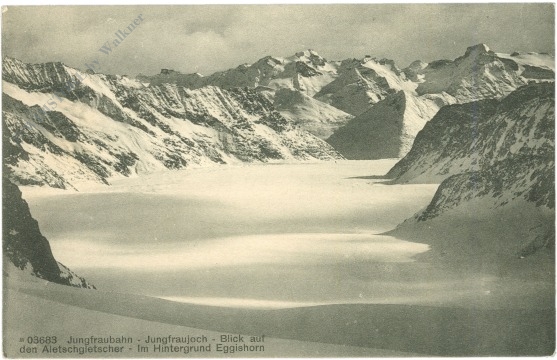 jungfrau, bahn und joch, blick auf den aletschgletscher jungfrau, bahn und joch, blick auf den aletschgletscher