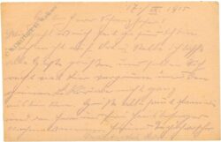feldpostkarte 1915