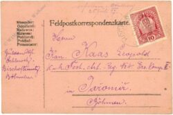 feldpostkarte 1917