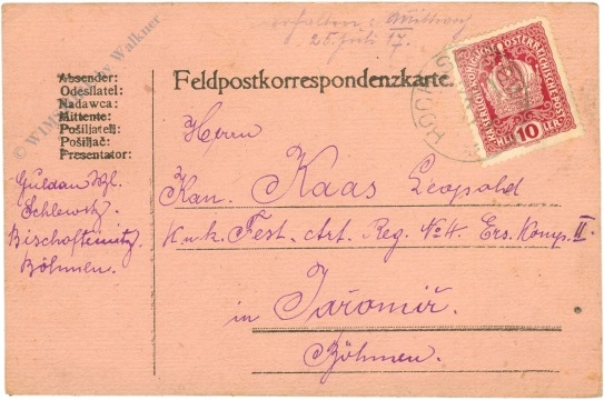 feldpostkarte 1917 feldpostkarte 1917
