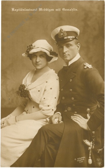 kapitänsleutnant weddingen mit gemahlin