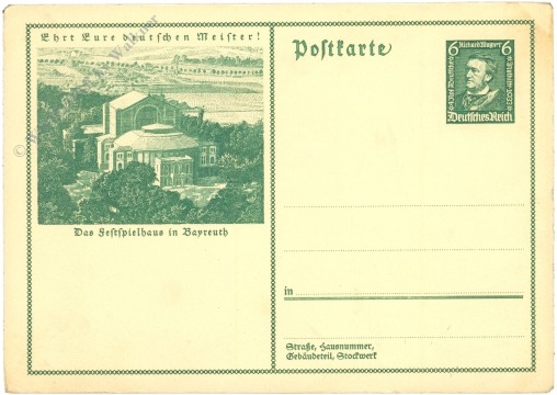 ehrt eure deutschen meister! das festspielhaus in bayreuth