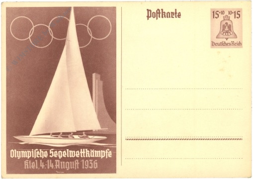 olympische segelwettkämpfe kiel 4. 14. august 1936
