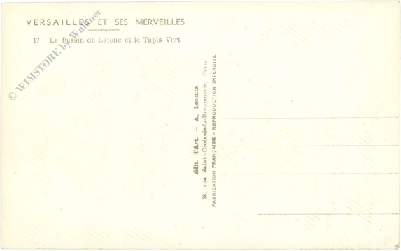 versailles, ansicht