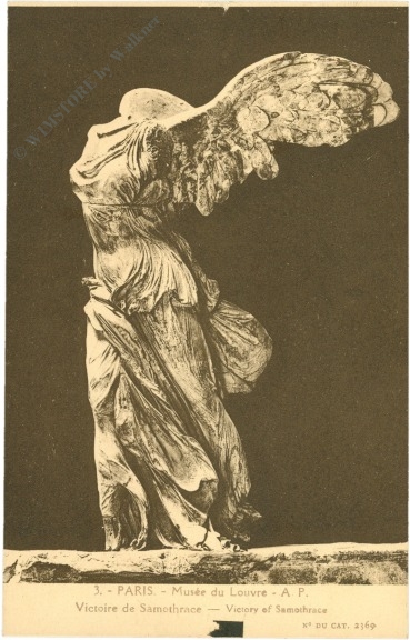 paris, louvre museum, victoire de samothrace