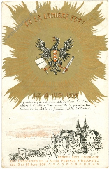 neuchatel, fest im jahr 1908