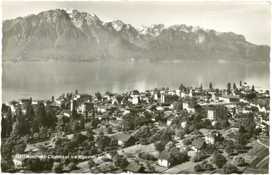 montreux clarens, und die alpen