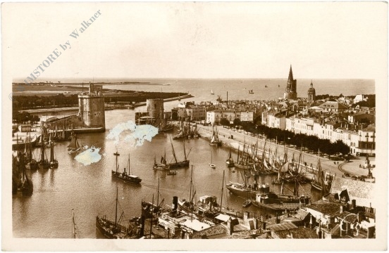 la rochelle, hafenansicht la rochelle, hafenansicht