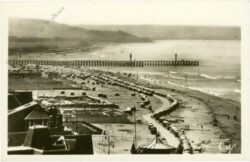 trouville, panorama des strandes