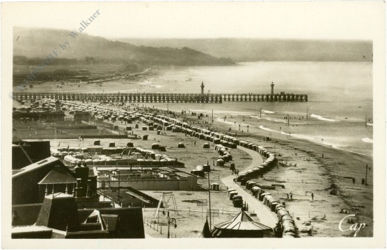 trouville, panorama des strandes
