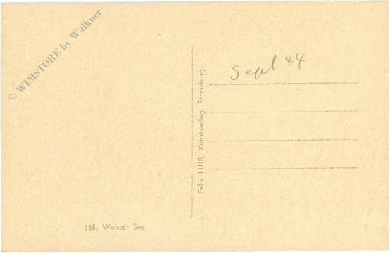 weisser see, ansicht