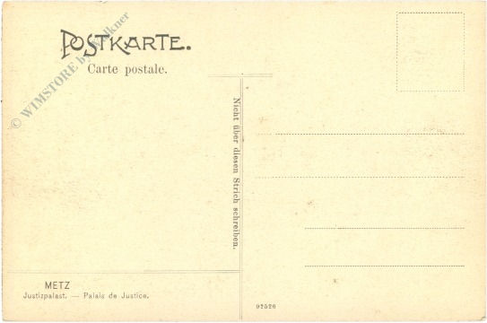 metz, justizpalast