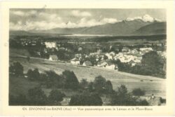 divonne les bains, panorama