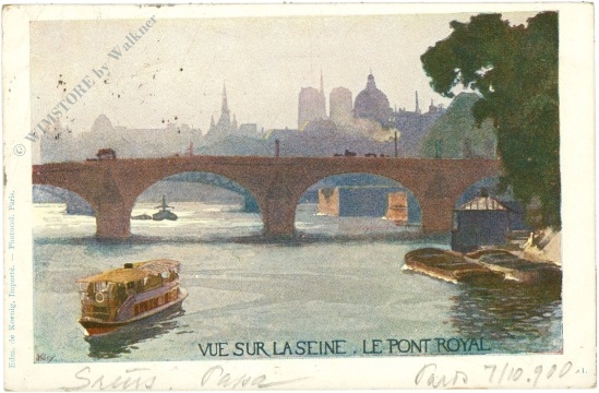 paris, le pont royal