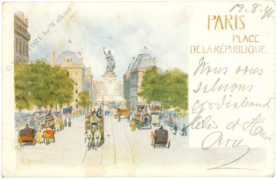 paris, place de la republique