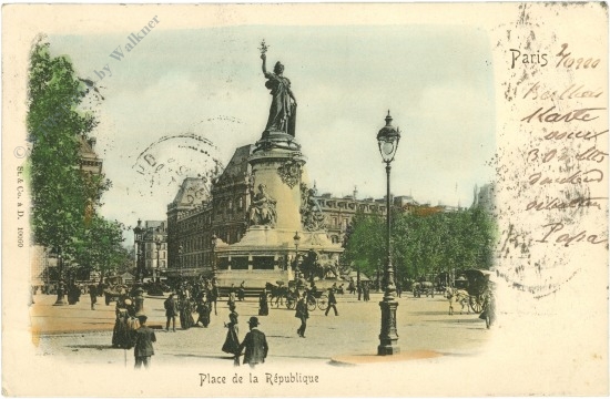 paris, place de la republique
