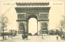 paris, triumpfbogen