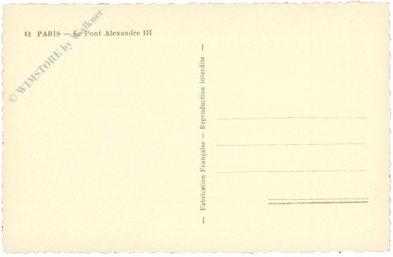 paris, le pont alexandre iii