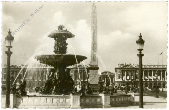 paris, place de la concorde