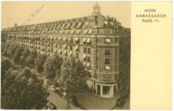 paris, hotel ambassador