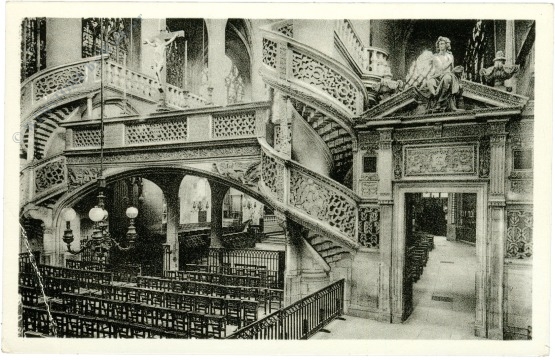 paris, le jube de l'eglise saint etienne du mont paris, le jube de l'eglise saint etienne du mont