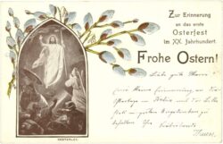 ostern zur erinnerung an das erste osterfest im 20. jahrhundert