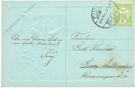 ostern fliegenpilze unter birken