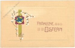 ostern taube mit zweig