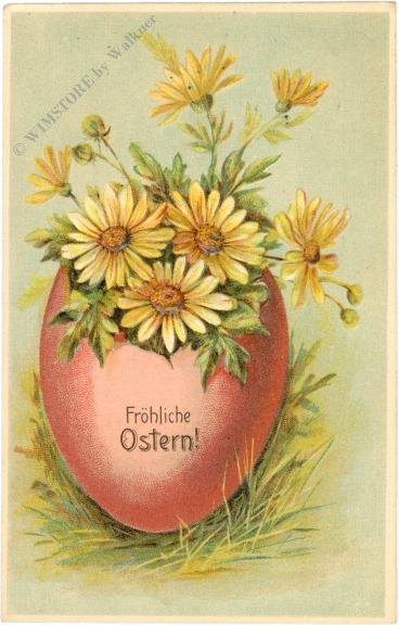 ostern osterei mit blumen ostern osterei mit blumen