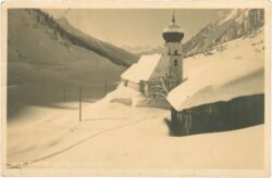 unbekannt: kirche im schnee