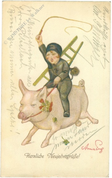 neujahr: glücksbringer