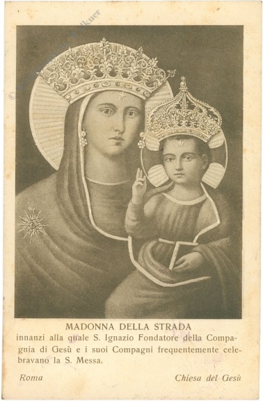 rom, chiesa del gesu, madonna della strada