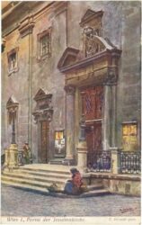 wien 1, portal der jesuitenkirche