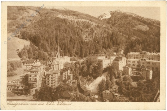badgastein, von der villa viktoria