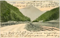 türnitz, straße nach freiland mit dem türnitzer heger