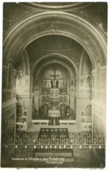 innsbruck, inneres der kirche z. ew. anbetung