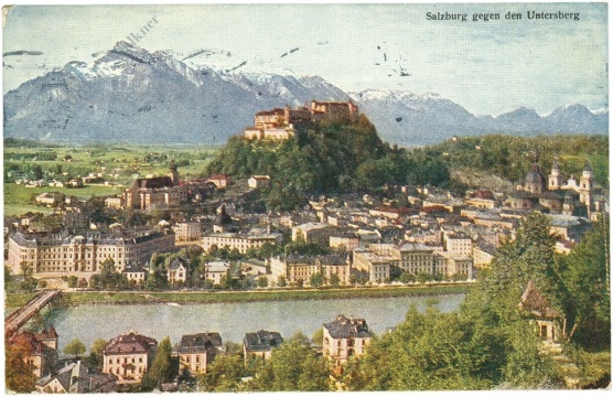 salzburg, gegen den untersberg