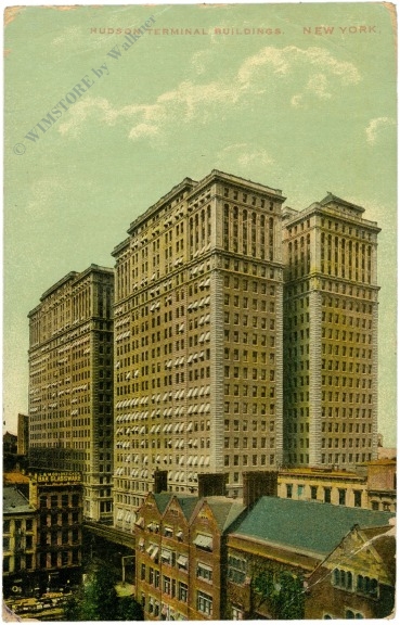 new york, new york city, hudson terminal buildings