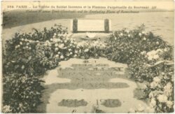 paris, la tombe du soldat inconnu
